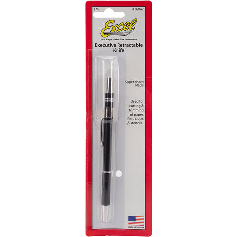Executive Retractable Knife W/Clip