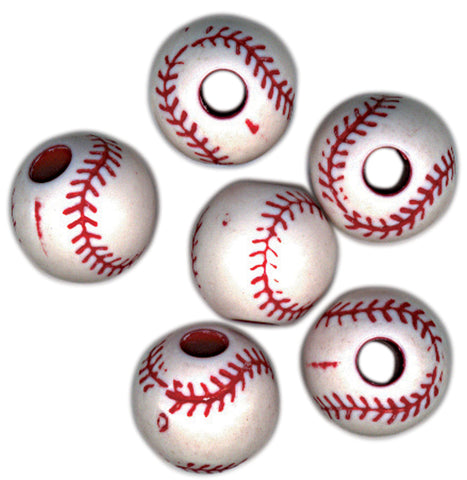 Team Sports Beads 12mm
