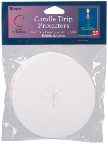 Candle Drip Protectors 3" 25/Pkg