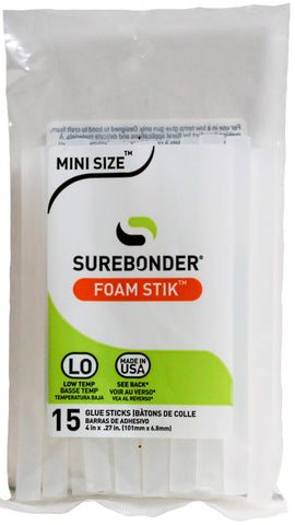 Low-Temp Foam Stik Mini Glue Sticks