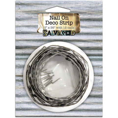 Nail On Metal Deco Strip 2"X36" W/12 Nails