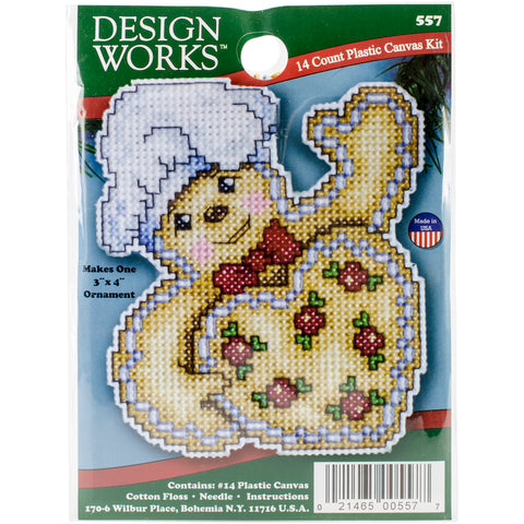 Design Works Plastic Canvas Ornament Kit 4"X3"