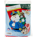 Design Works Felt Stocking Applique Kit 18" Long