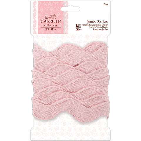 Papermania Wild Rose Jumbo Ric Rack 1"X2m