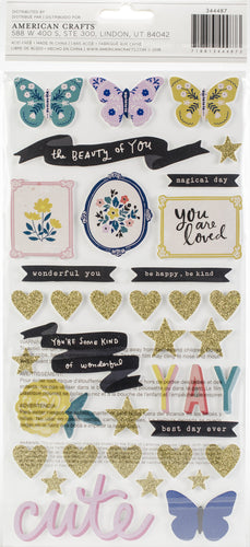 Maggie Holmes Willow Lane Thickers Stickers 70/Pkg