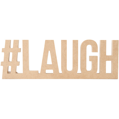 Kaisercraft Beyond The Page MDF #LAUGH Wall Word