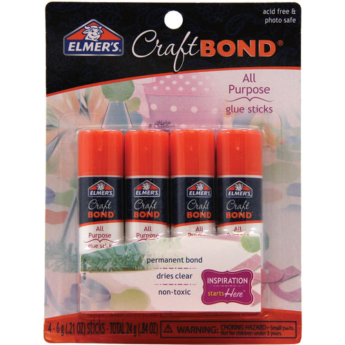 Elmer's CraftBond(R) All-Purpose Glue Sticks 4/Pkg