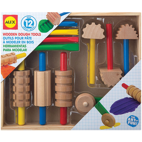 Wooden Dough Tools 11/Pkg
