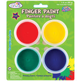 Finger Paint Tubs .7oz 4/Pkg