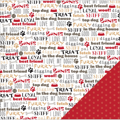 American Crafts Animal Double-Sided Cardstock 12"X12"