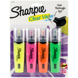 Sharpie Clear View Highlighters 4/Pkg