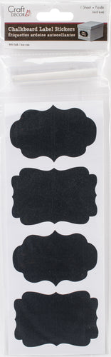 MultiCraft Chalkboard Label Stickers W/Chalk