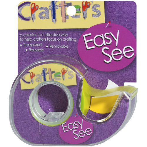 Lee Products Crafter's Easy See Removable Tape .5"X720"