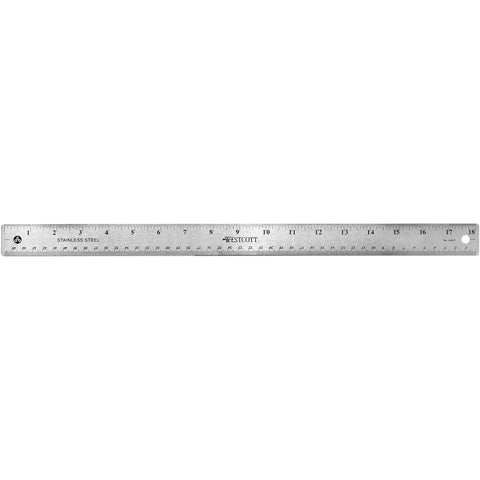 Metal Ruler 18"