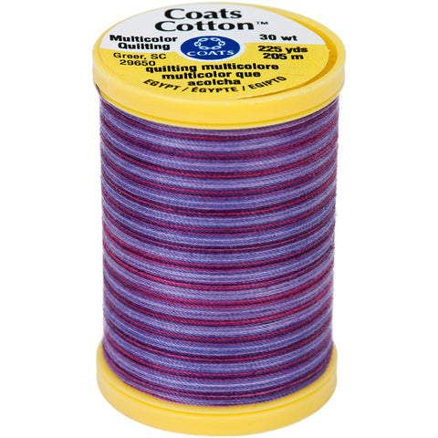Coats Cotton Machine Quilting Thread Multicolor 225yd