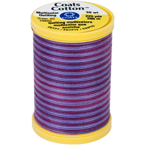 Coats Cotton Machine Quilting Thread Multicolor 225yd