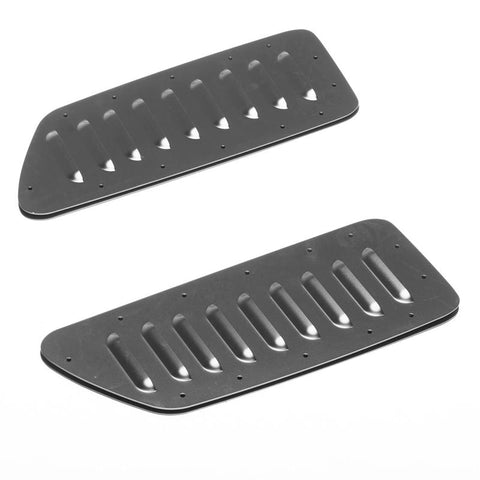 18-Present JL Rubicon And 20-Present Gladiator Rubicon Hood Louvers Black Aluminum 19-53-012P1 Poison Spyder