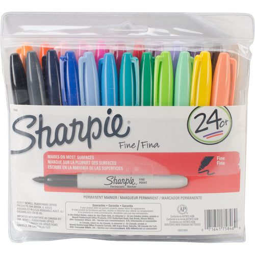 Sharpie Fine Point Permanent Markers 24/Pkg