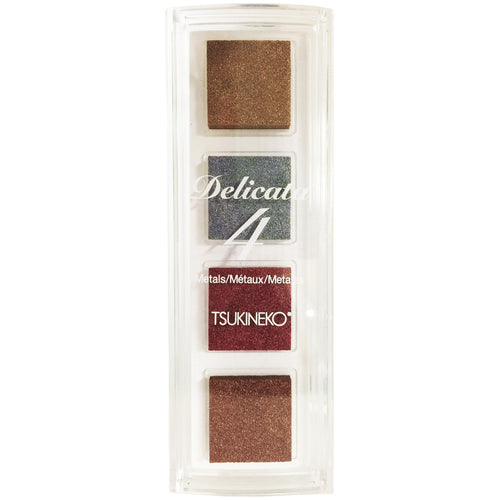 Delicata Small Pigment Ink Pads 4/Pkg
