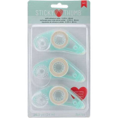 Sticky Thumb Adhesive Refills 3/Pkg