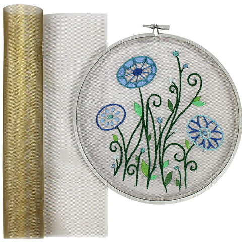 DMC Stitchable Mesh Fabric 10"X10" 1/Pkg