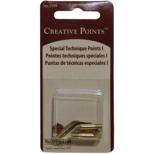 Creative Woodburning Special Technique Points 5/Pkg