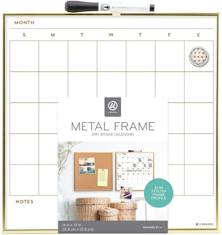 Gold Frame Calendar