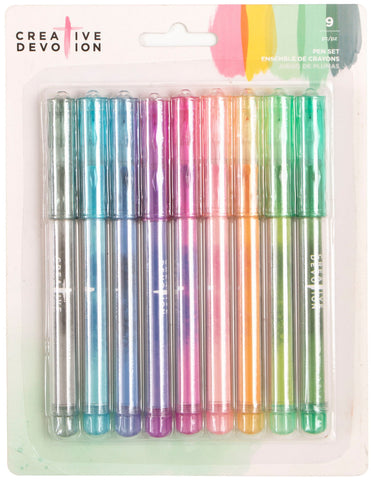 Creative Devotion Fineliner Water Soluble Pens 9/Pkg