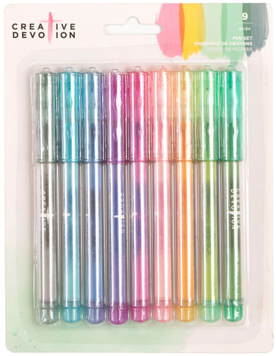 Creative Devotion Fineliner Water Soluble Pens 9/Pkg