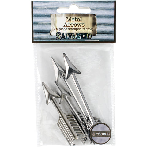 Metal Arrows 4/Pkg