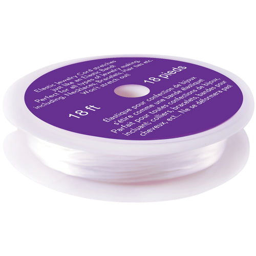 Elastic Jewelry Cord .8mmX18'