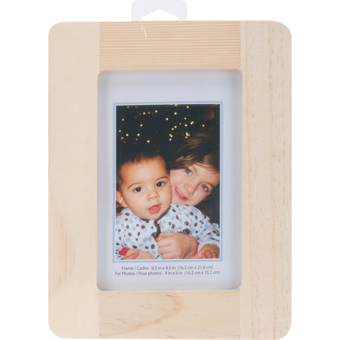 Multicraft Natural Pine Desktop Photo Frame