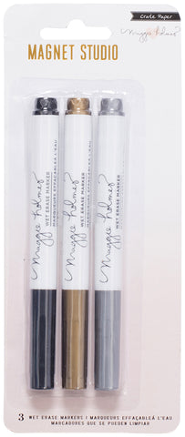 Maggie Holmes Magnet Studio Wet Erase Markers 3/Pkg