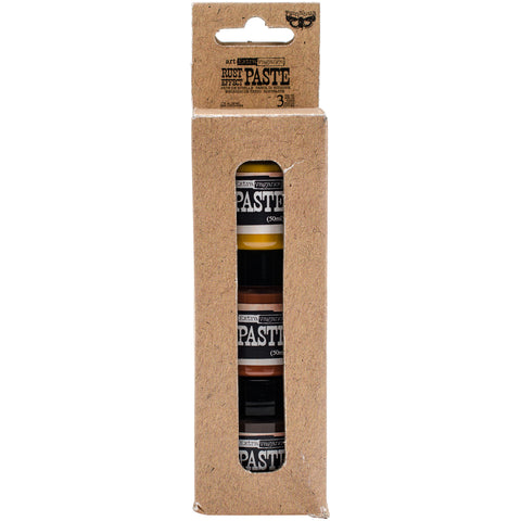 Finnabair Art Extravagence Rust Effect Paste 50ml Jars 3/Pkg