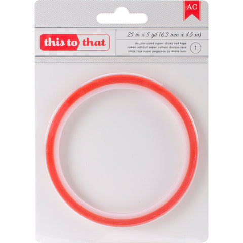 This To That Double-Sided Super Sticky Red Tape