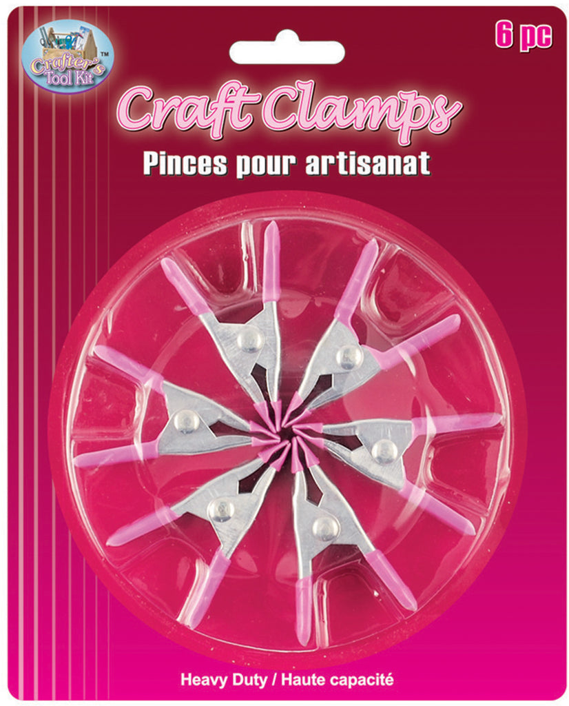 CRAFT CLAMPS 6 PIECE HEAVY DUTY SETS FOR ALL YOUR CRAFTING
