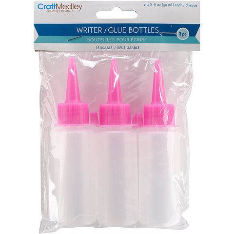 Writer/Glue Bottles 3/Pkg