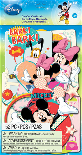 EK Success Disney Cardstock Die-Cuts 52/Pkg