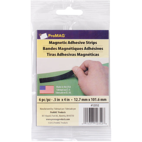 ProMag Magnet Strips W/Adhesive