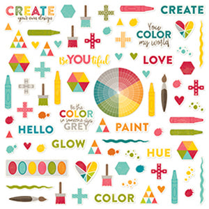 Jillibean Soup Shades Of Color Pea Pod Parts Die-Cuts 81/Pkg