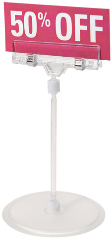 Small Sign Holder W/Stand 6.1"