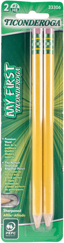 My First Ticonderoga Presharpened #2 Pencils 2/Pkg