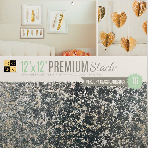 DCWV Single-Sided Specialty Stack 12"X12" 16/Pkg