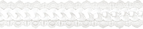 Offray Caroline Lace Edge Satin Ribbon 1"X5yd