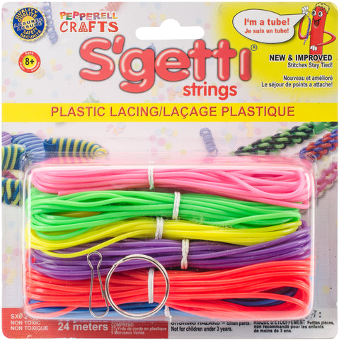 S'getti Strings Plastic Lacing 27yd