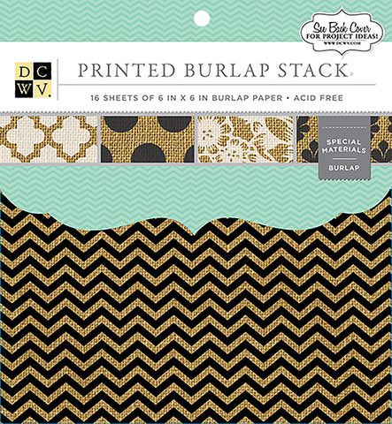 DCWV Single-Sided Specialty Stack 6"X6" 16/Pkg