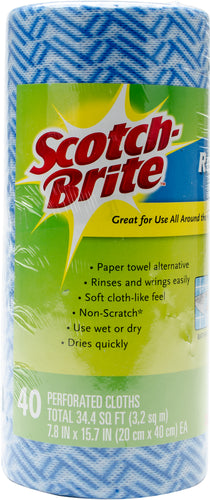 Scotch-Brite Reusable Wipes 40 Sheets/Pkg