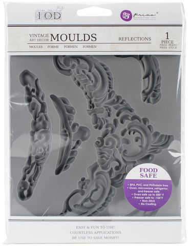 Iron Orchid Designs Vintage Art Decor Mould 6.25"X8"