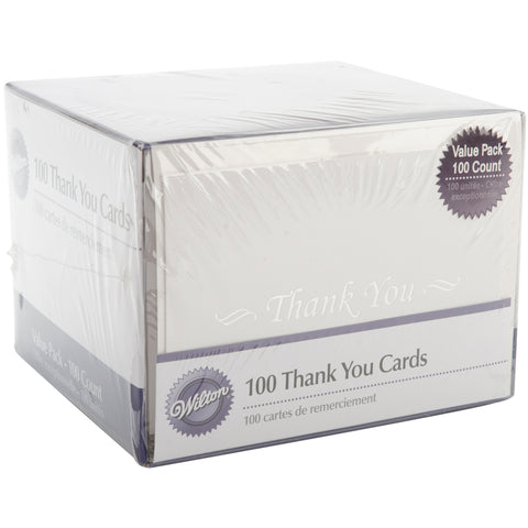Thank You Cards & Envelopes 100/Pkg