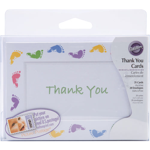 Thank You Cards & Envelopes 20/Pkg